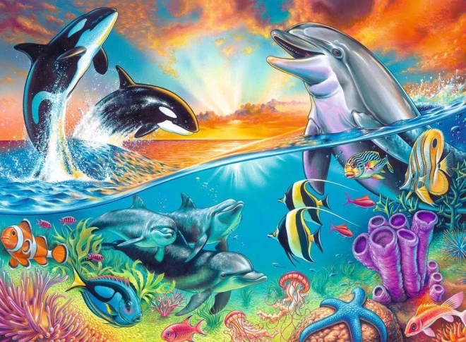 Ravensburger dėlionė „Gyvenimas vandenyne“ XXL, 200 detalių