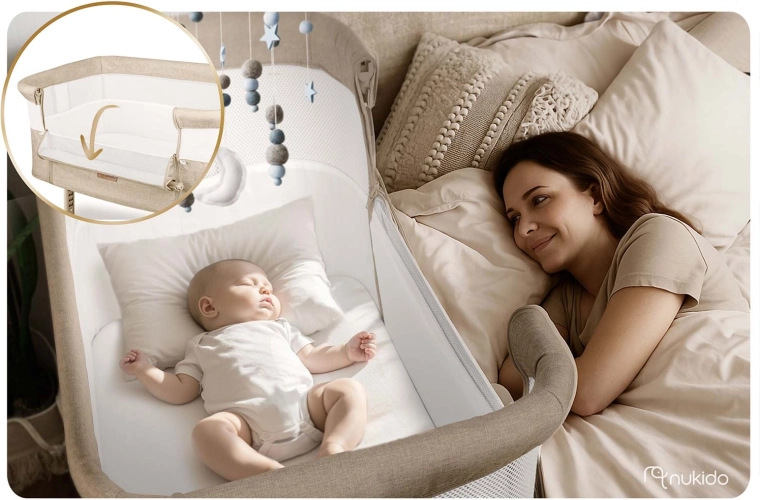 Safe co-sleeping within arm’s reach