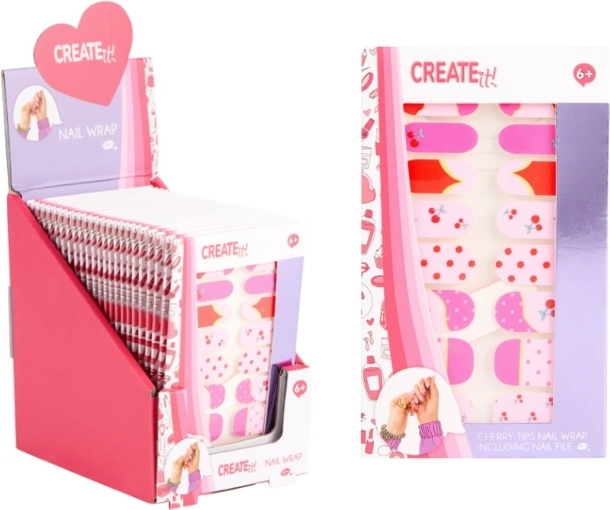 Create It! dirbtiniai klijuojami nagai vaikams