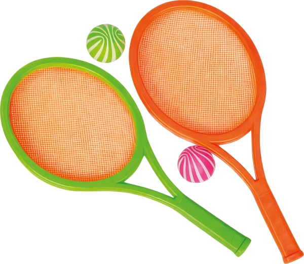 Sparkys vaikiškas teniso rinkinys 34 cm (2 raketės + 2 kamuoliukai)