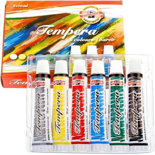 Temperos dažai Koh-i-noor 6 vnt. 10 ml