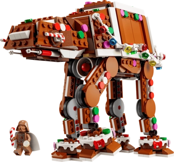 Meduolinis AT-AT su šventinėmis detalėmis