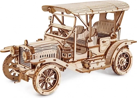 RoboTime medinė 3D dėlionė – istorinis automobilis