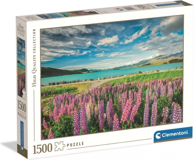 Clementoni dėlionė „Lupinai prie Tekapo ežero“ (1500 detalių)