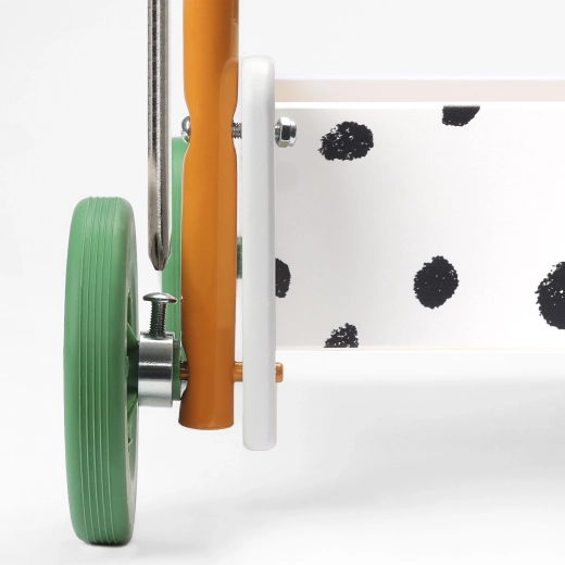 Wheels with brakes for safer movement