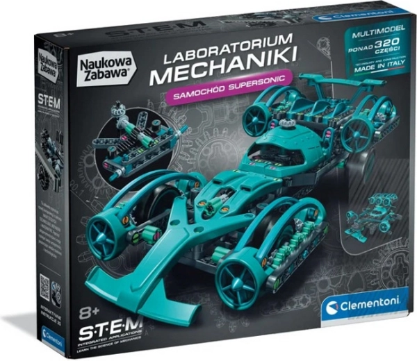 Mechanikos laboratorija – lenktyninis automobilis „Supersonic“