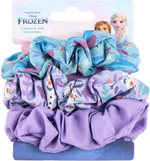 Disney Frozen – Ledo karalystė medžiaginių plaukų gumyčių rinkinys (3 vnt.)