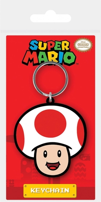 Super Mario Toad keychain