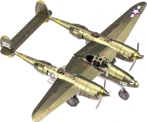 3D metalinis modelis METAL EARTH ICONX Lockheed Martin P–38 Lightning
