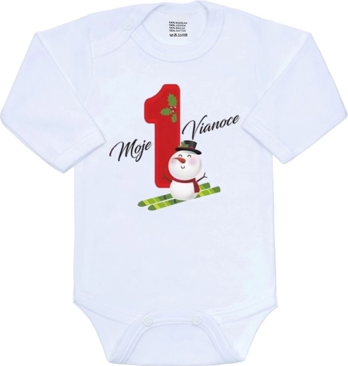 Kūdikių smėlinukas New Baby „Mano pirmosios Kalėdos“, dydis 56 (0–3 mėn.)
