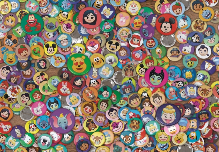 Dėlionė 1000 vnt. Disney Emoji Compact