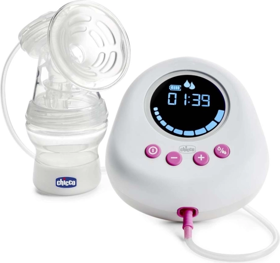 Elektrinis motinos pieno pientraukis Chicco Single, rožinis