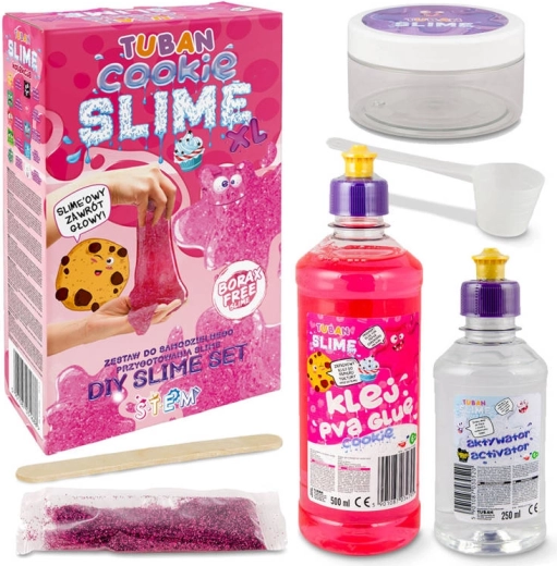 Didelis Slime XL rinkinys „Sausainis“ rožinis