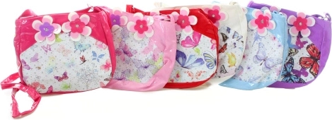 Handbag with Glittery Butterflies