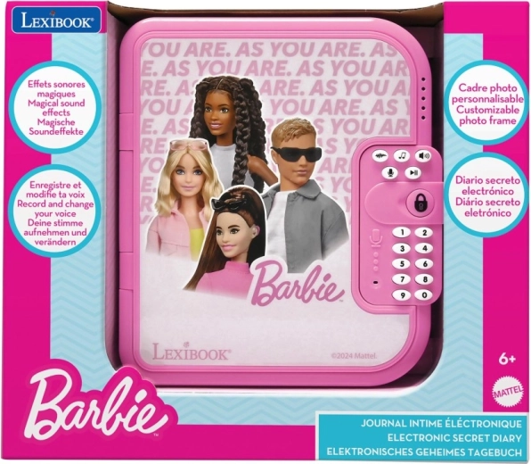 Elektroninis slaptas BARBIE dienoraštis nuo Lexibook