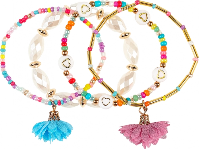 Children's Bracelets Gina Flower Blue - 4 pcs