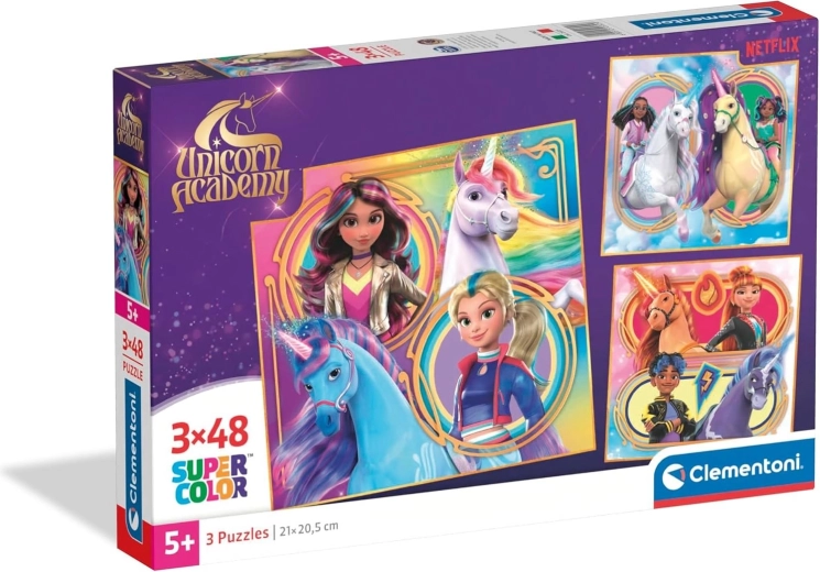 Vienaragių akademijos dėlionė 3×48 detalių