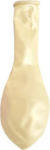 Beige pearlescent latex balloon 30 cm (1 pc)
