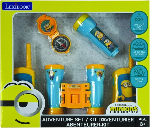 Minionų nuotykių rinkinys su racijomis