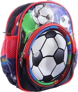 Vaikiška medžiaginė kuprinė su futbolo motyvu 22 × 25 × 8 cm