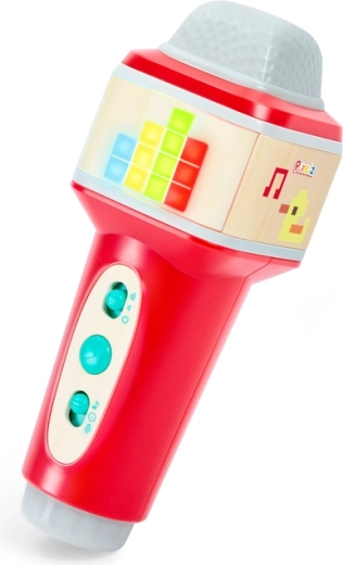 Hape Pixelz Popstar microphone with light and sound effects
