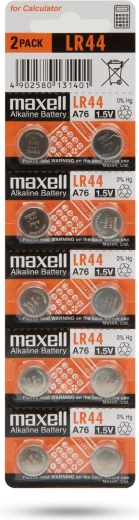 Šarminės saginės baterijos LR44W 1,5 V – 10 vnt.