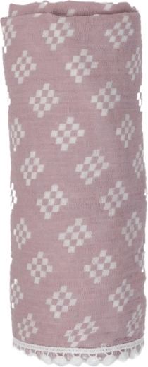 Lodger muslin swaddle swaddler tribe muslin rose