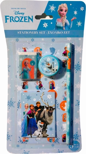 Penkių dalių mokyklinis rinkinys „Frozen – Ledo karalystė“