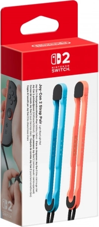 Joy-Con 2 Straps – light blue and light red (pair)
