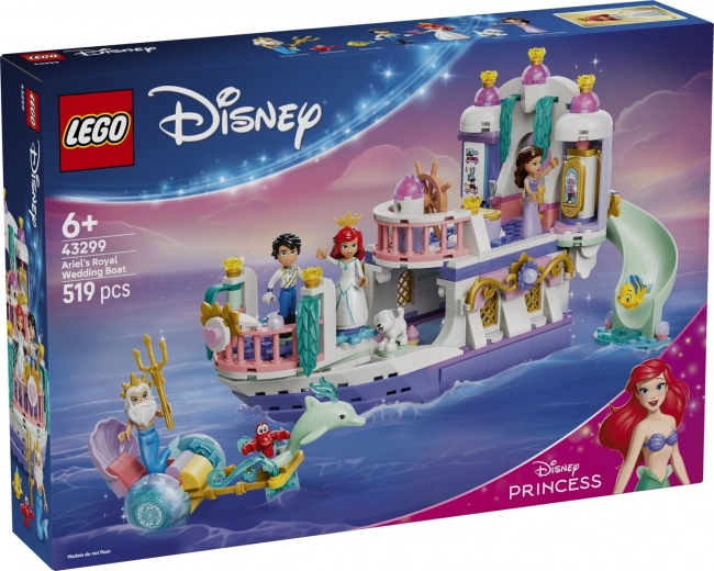 LEGO Disney Princess Ariel karališkasis vestuvinis laivas