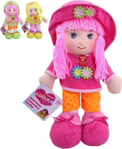 Textile singing doll Adélka with lights and sounds - 1 piece