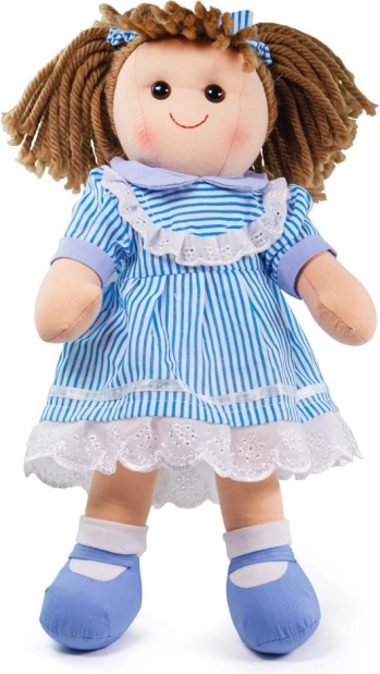 Medžiaginė lėlė Amelia 38 cm nuo Bigjigs Toys