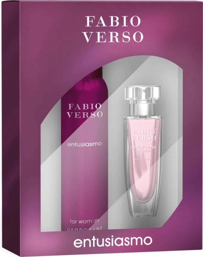 Dovanų rinkinys moterims BI-ES Fabio Verso Entusiasmo – parfumuotas vanduo 50 ml + dezodorantas 150 ml