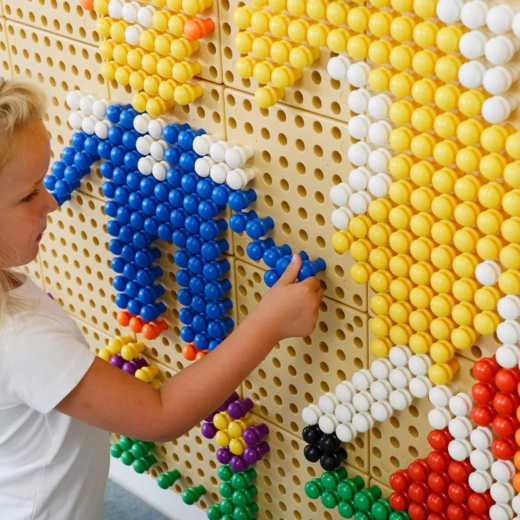 Creative play on a STEM board