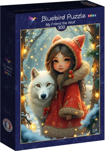Dėlionė Bluebird „Mano draugas vilkas“ – 300 detalių