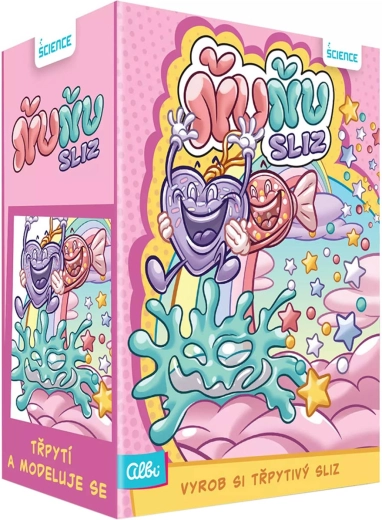 Albi Science Ňuňu Slime Creative Kit in a Tin