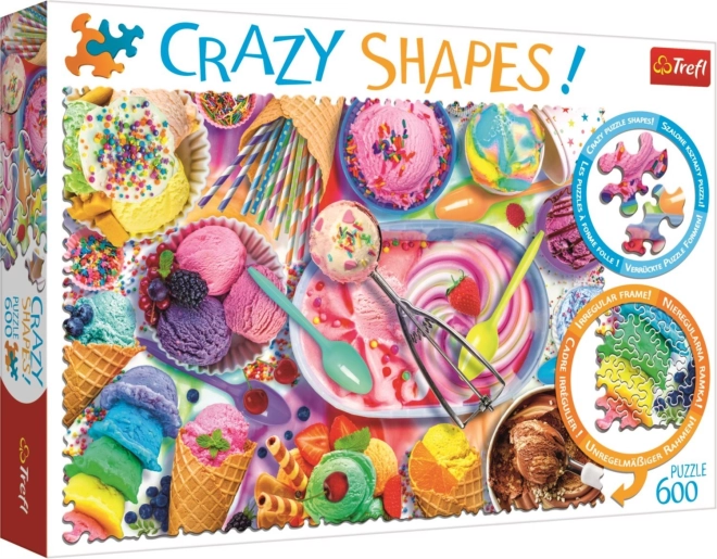 Trefl Crazy Shapes dėlionė „Saldūs sapnai“ 600 detalių