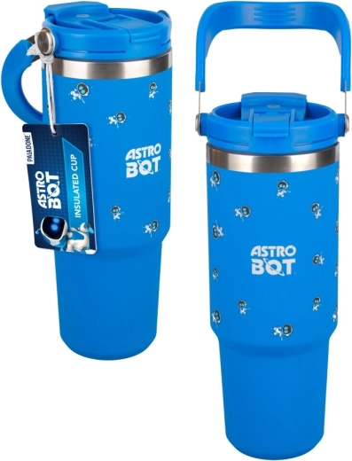 Astrobot kelioninis puodelis su rankenėle