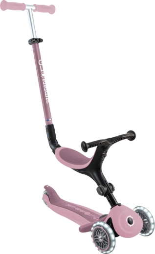 Globber GO UP active lights ecologic 3v1 triratis paspirtukas berry