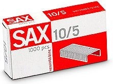 Segtukų sąsagos SAX 10/5, 1000 vnt.