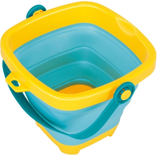 Sulankstomas silikoninis kibiras taupo vietą