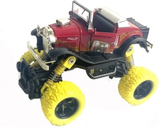 Monster pull-back racing car