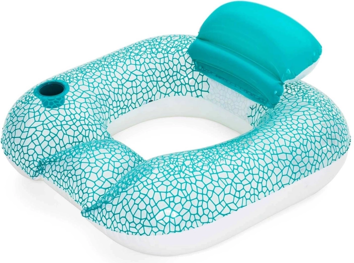 Inflatable water lounge chair blue Bestway 102 × 94 cm