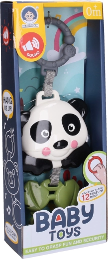 Grojanti panda pakabinimui 29 cm – 1 vnt.