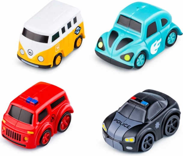 4 cars and a helicopter included