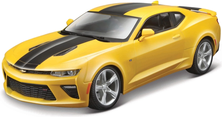 Maisto Chevrolet Camaro SS metal model yellow 1:18