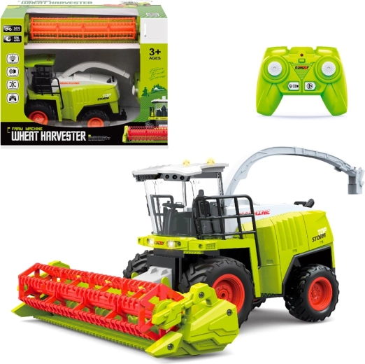 RC kombainas 1:24 su šviesa ir garsu
