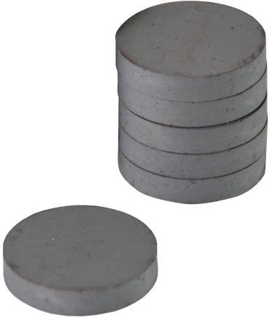 Itin stiprūs apvalūs magnetai 22 mm, juodi (6 vnt.)