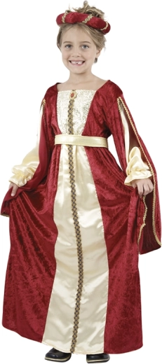 Vaikiškas karalienės kostiumas 130–140 cm