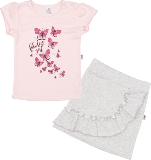 Baby T-shirt with Skirt New Baby Butterflies 80 (9–12 months)